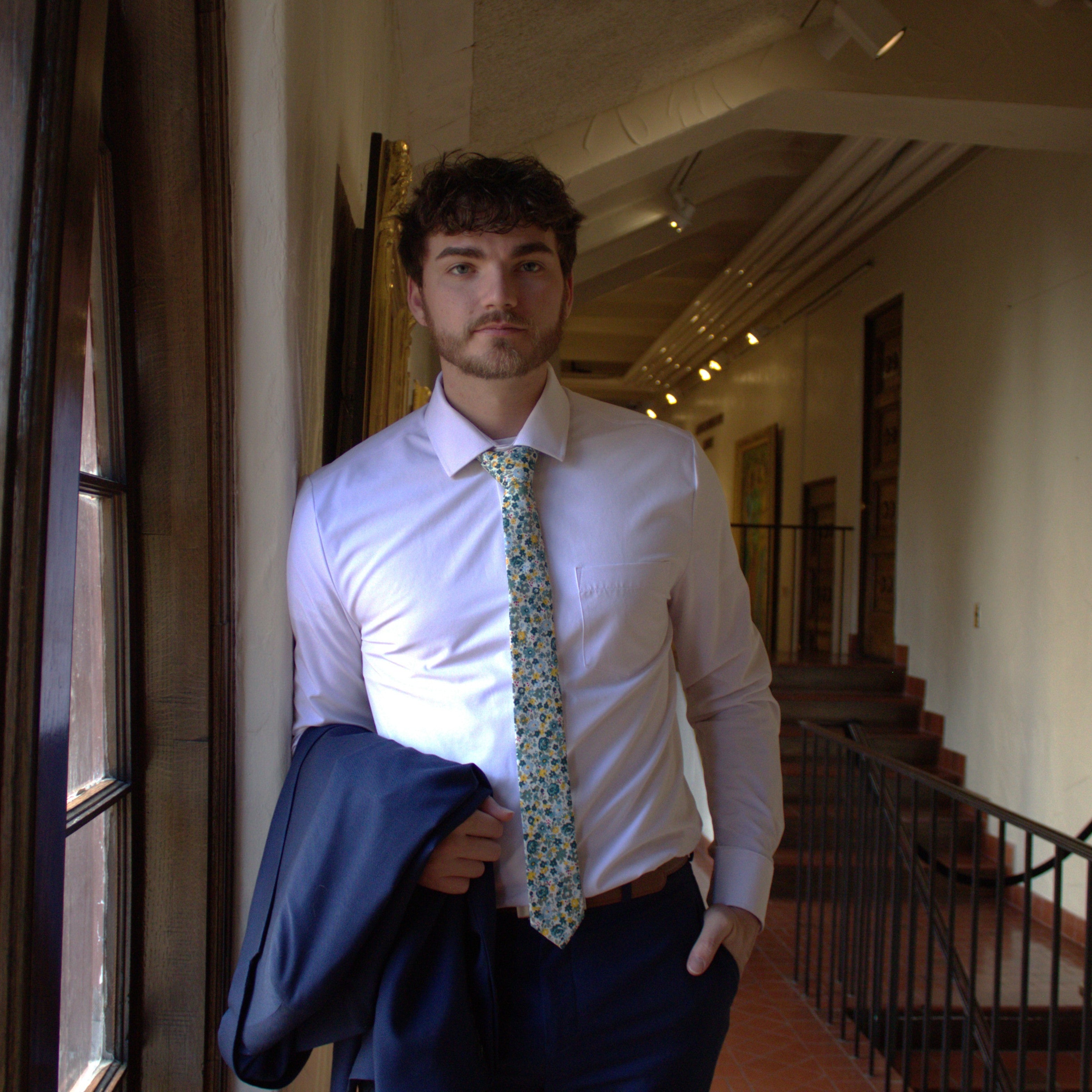 Yellow & Blue Floral