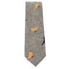 Light-Gray Bird Tie