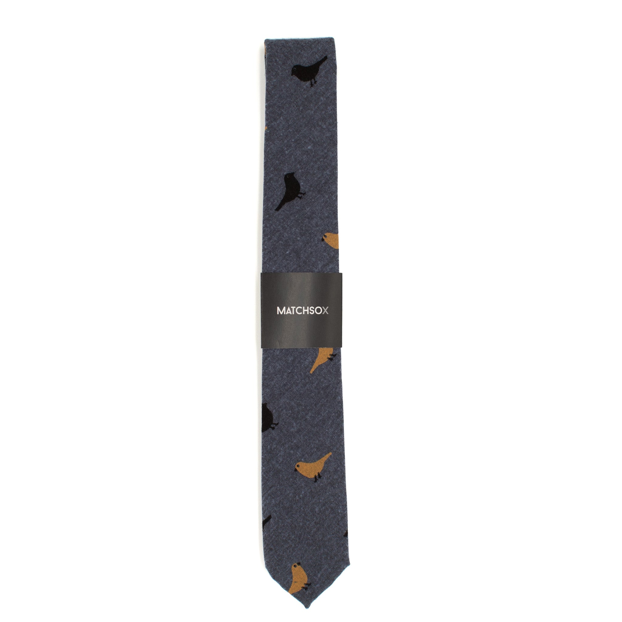 Charcoal Bird Tie