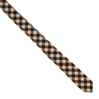 Brown and White Plaid