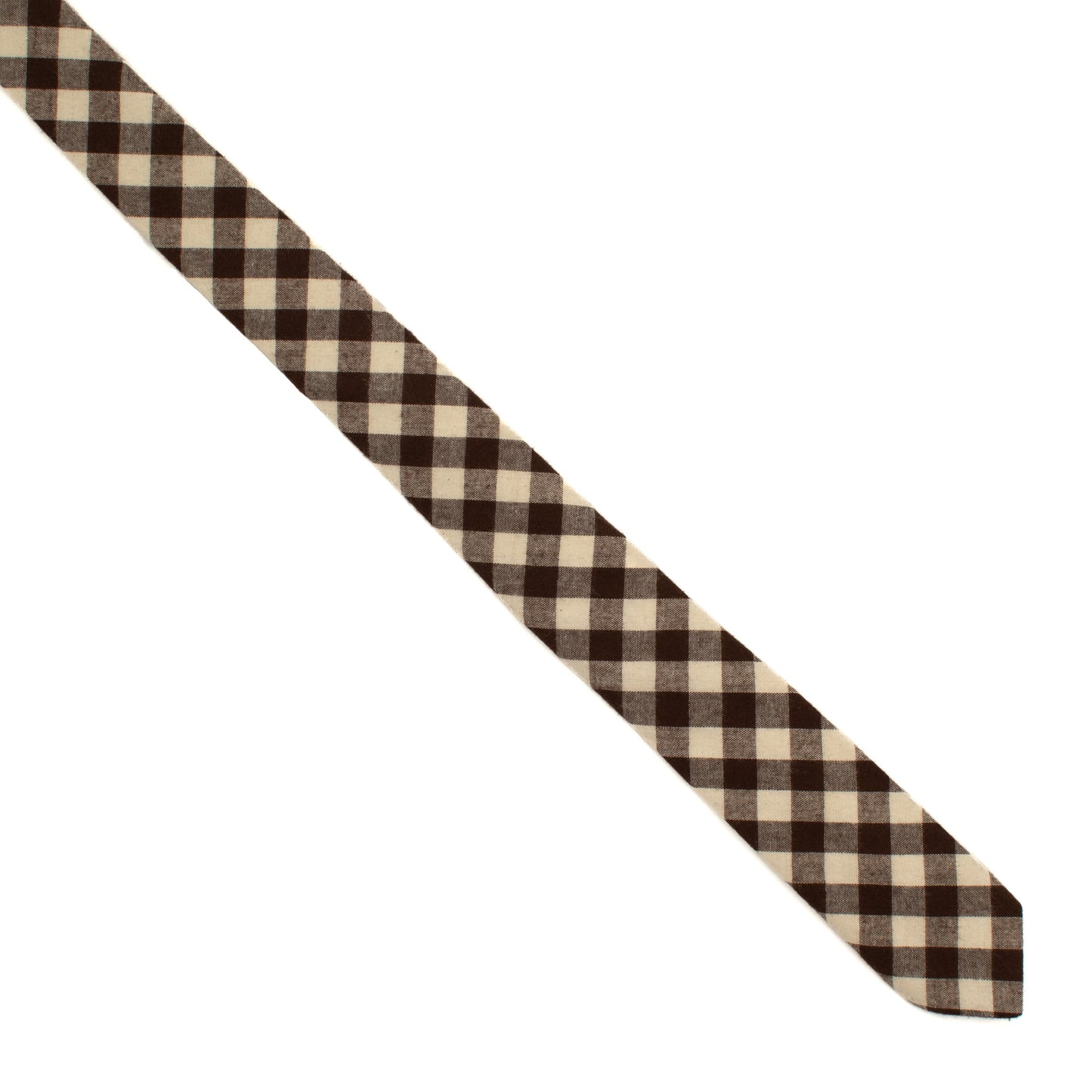 Brown and White Plaid